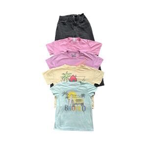 TARGET Brands Youth Girls 8-10 Top and Wide Leg Jeans Bundle 5-pcs